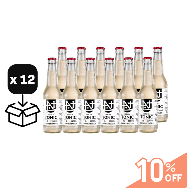 Lahhentagge Spruce tonic 330 mL x 12 - One Beer Later