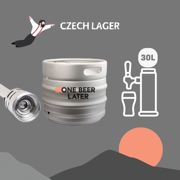 Czech Lager Keg - 30 litri - One Beer Later