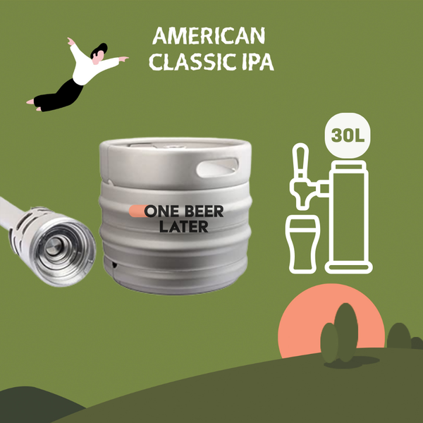 Classic American IPA Keg - 30 litri - One Beer Later