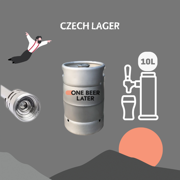 Czech Lager Keg - 10 litri - One Beer Later