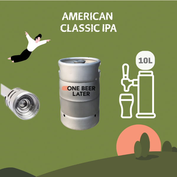 Classic American IPA Keg - 10 litri - One Beer Later
